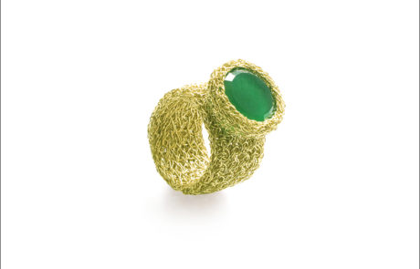 Collection PHENIX – Bague agate verte- 167px-500px C